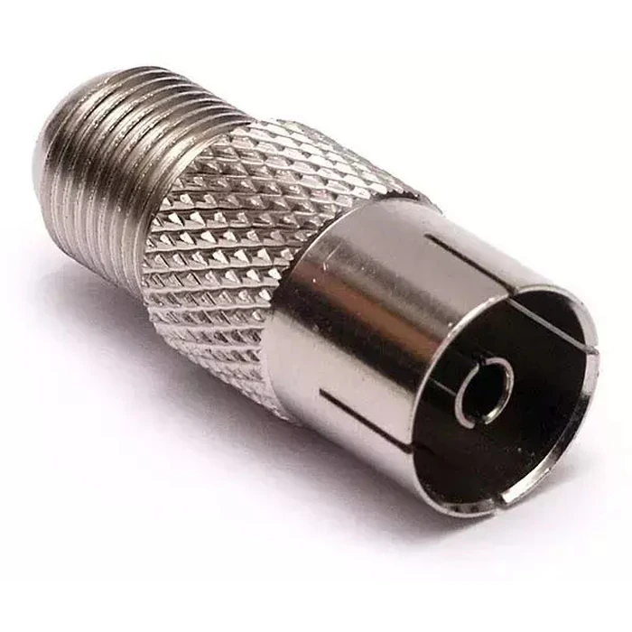 Connectors & Adapters F Female to RF Female Metallic Adapter DM-0601-2