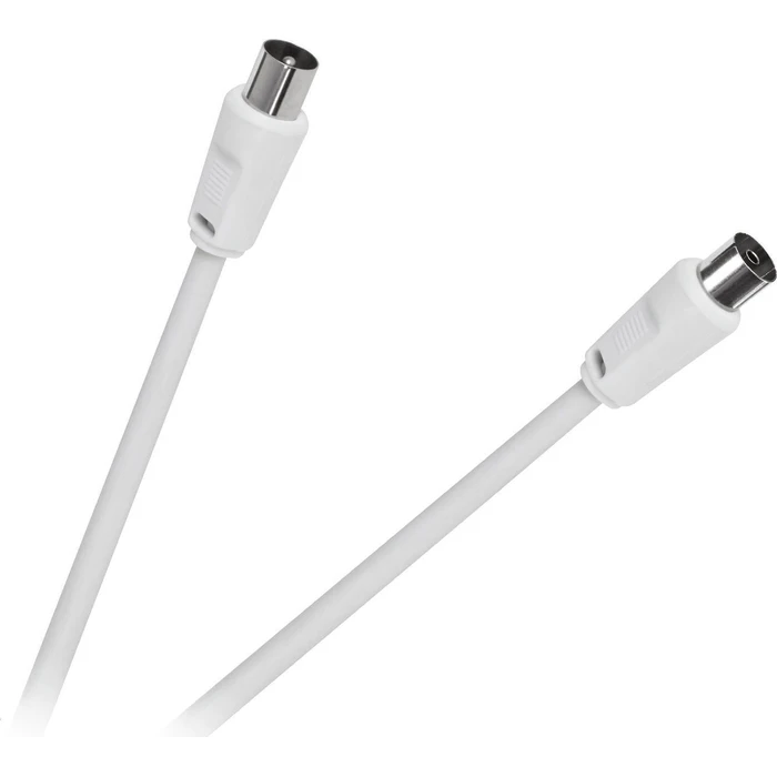 DM TV antenna cable white 1.5m M F