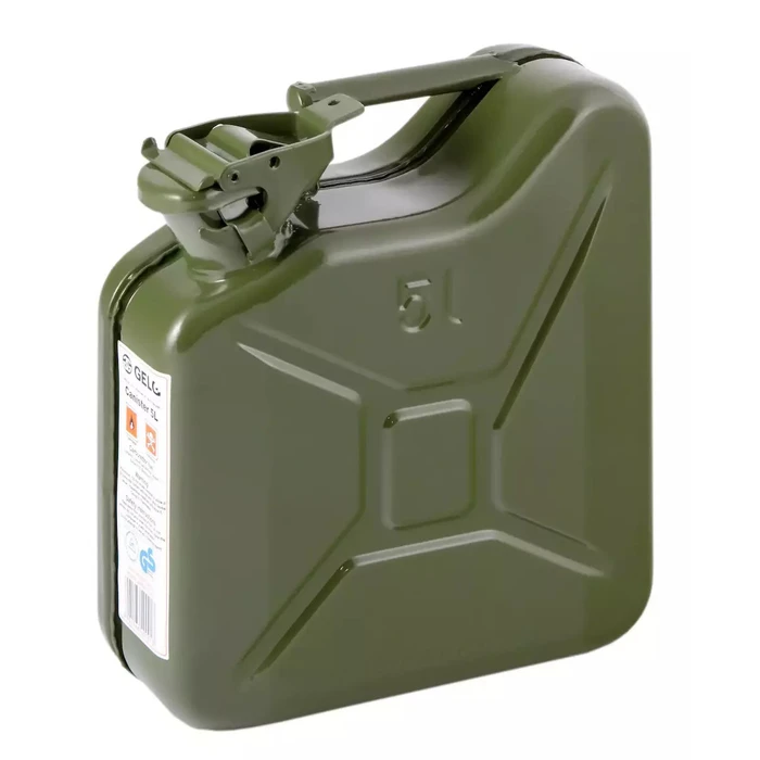 Automax Metal Fuel Can 5L Green (RAL6003)