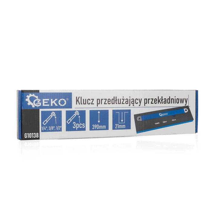 Geko Κλειδί Torx G10138 — 390 mm με αντάπτορες 1/4", 3/8" και 1/2"