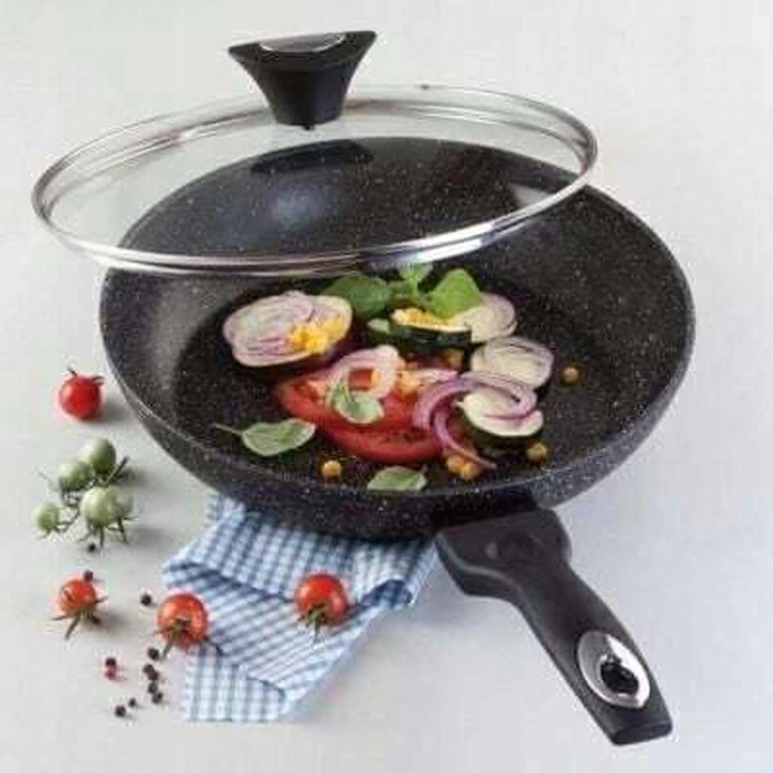 Tiross Aluminum Frying Pan 26cm with Ceramic Coating TS-1255P