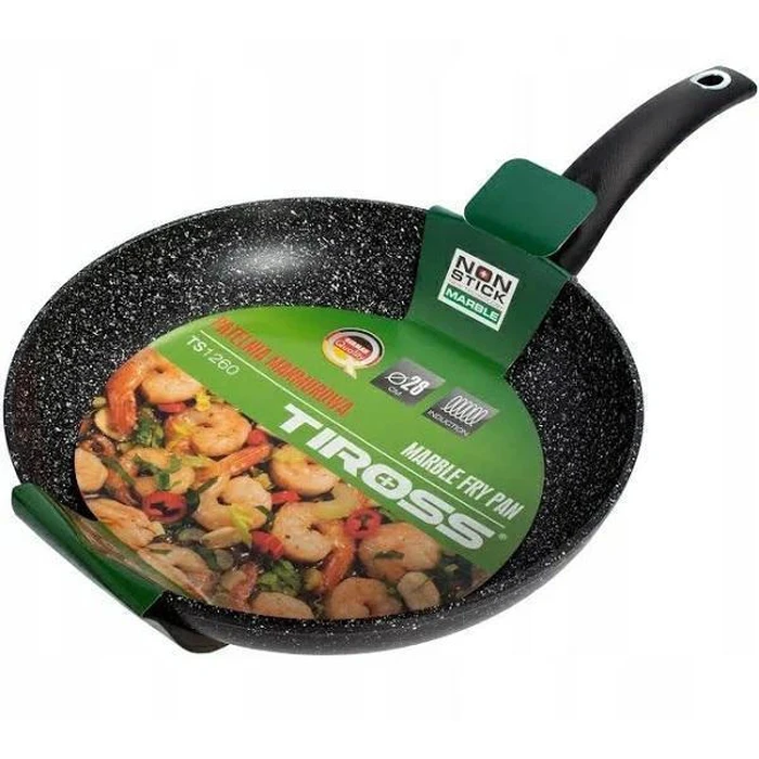 Tiross 28 cm Aluminum Frying Pan with Stone Coating (TS-1260)