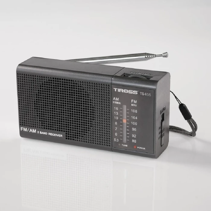 Tiross TS-455CZ Ραδιοφωνάκι Μπαταρίας με Bluetooth - Μαύρο