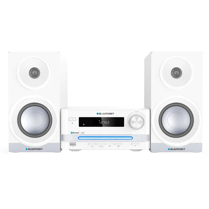 Blaupunkt MS16BT EDITION Mini HiFi - White, Bluetooth, USB, CD, Radio