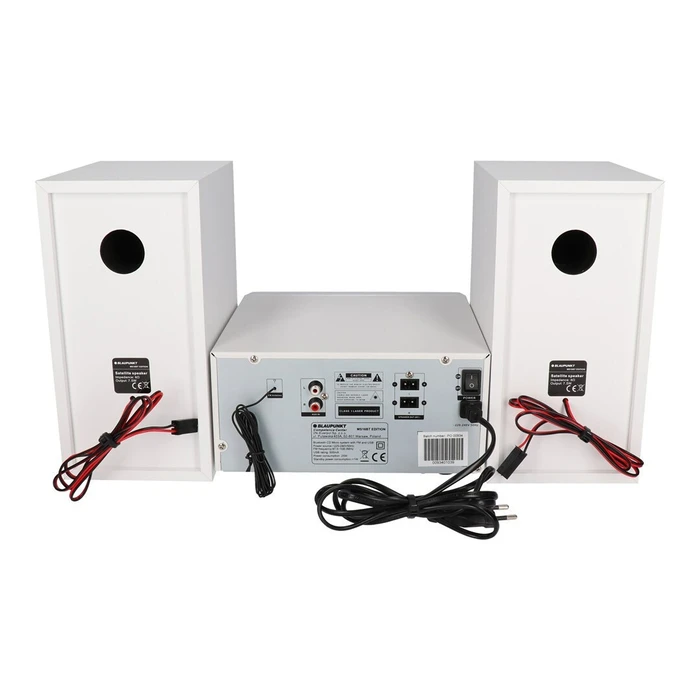 Blaupunkt MS16BT EDITION Mini HiFi - White, Bluetooth, USB, CD, Radio