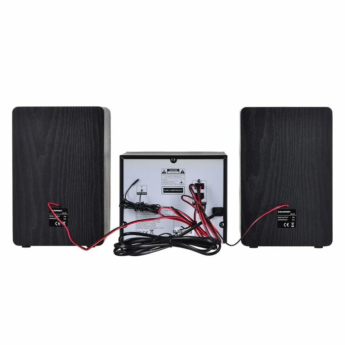 Blaupunkt MS13BT Mini HiFi System with CD Player, Bluetooth, USB & AUX - Black
