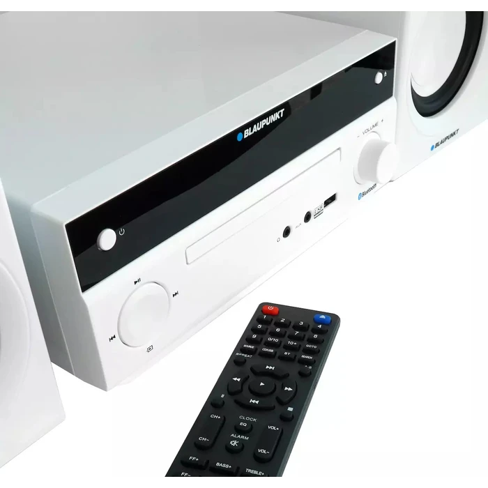 Blaupunkt MS30.2BT Edition Ηχοσύστημα 2.0 40W RMS με CD / Digital Media Player και Bluetooth - Λευκό