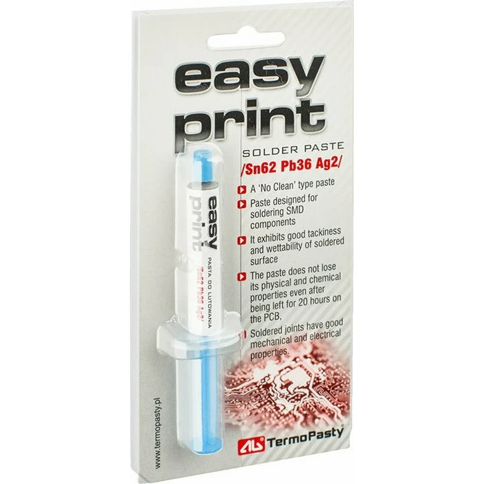 Solder Paste TERMOPASTY for SMD 20g Sn62-Pb36-Ag2
