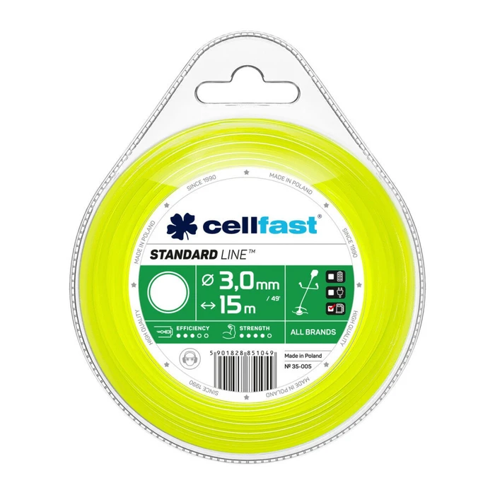 Cellfast Μεσινέζα Στρογγυλή 15m 2.4mm