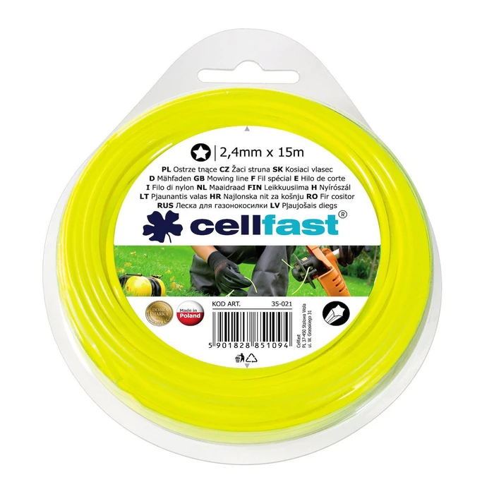 Cellfast Μεσινέζα Αστεροειδής 15 m x 2,4 mm (C35-021)