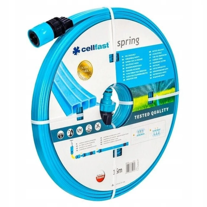 Cellfast Watering Hose Set SPRING 1/2" 7.5 m (19-021N)