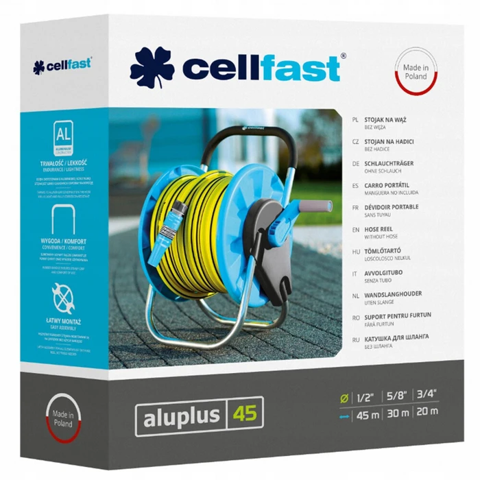 Cellfast Aluplus Ανέμη Ποτίσματος για Λάστιχο έως 45m (55-150)