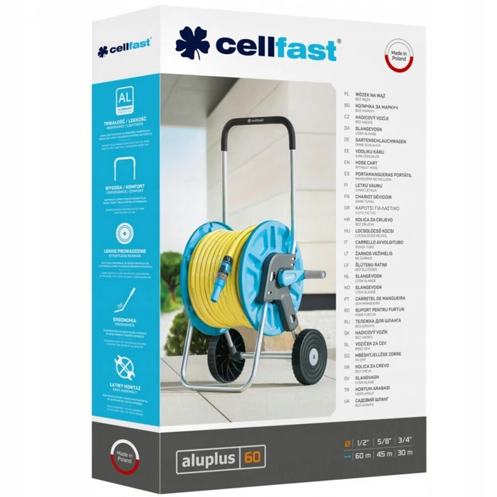 Cellfast Τροχήλατη Ανέμη Ποτίσματος για λάστιχο έως 60 m CEN-55664 (55-260)