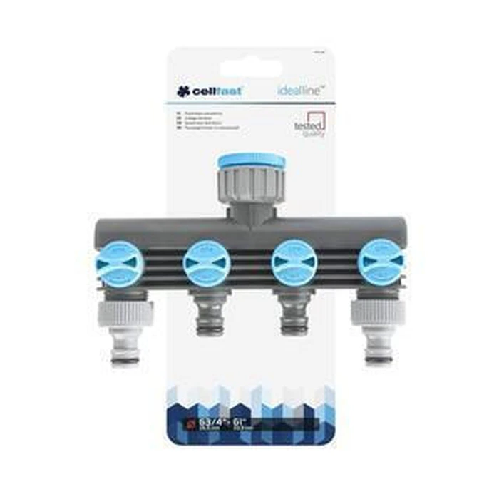 Cellfast 52-240 25.4 mm 4-way hose connector, Grey