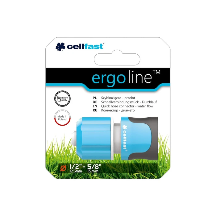 Ταχυσύνδεσμος 13 mm (1/2") Cellfast ERGO 53-130