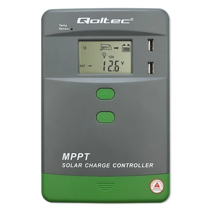 Qoltec Ρυθμιστής Φόρτισης MPPT 30A