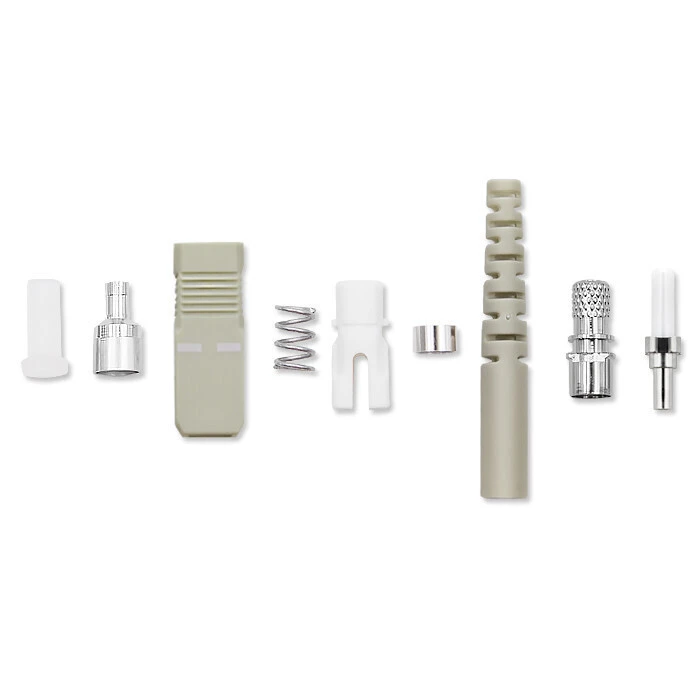 Qoltec SC Multimode 2.0 mm Fiber Optic Connectors - Installation Kit 200 pcs