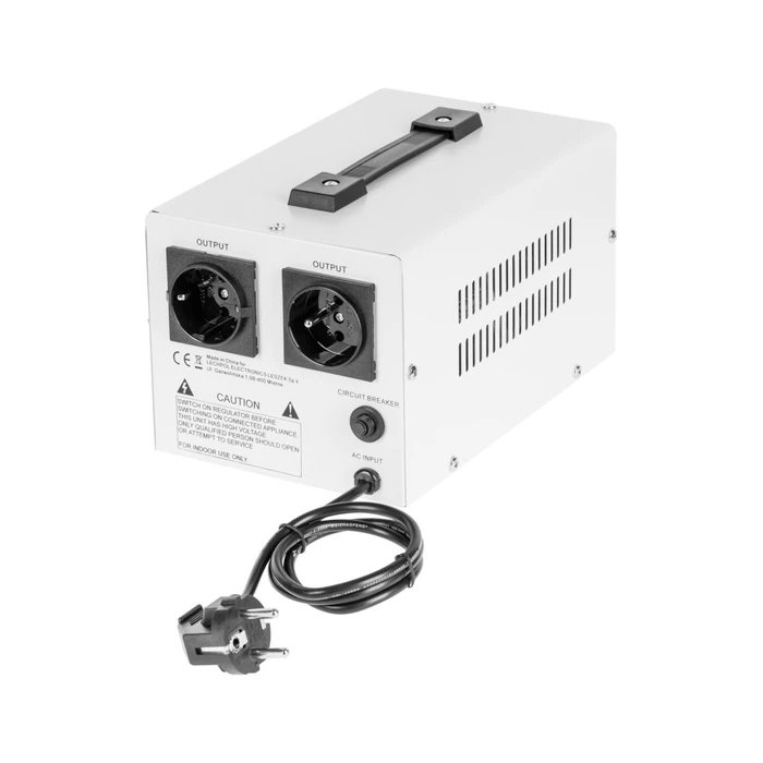Kemot MSER-500 Servo Voltage Stabilizer 500VA with 2 AC Outlets