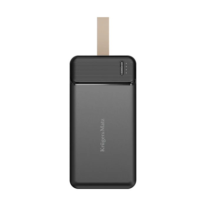 Kruger&Matz Power Bank 30000mAh 22.5W με 2x USB-A και 1x USB-C PD QC 3.0