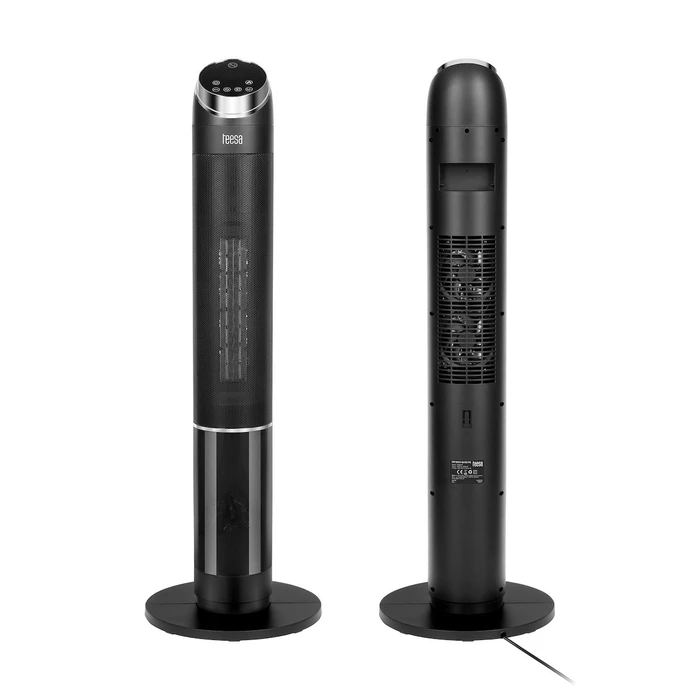 Teesa Tower Ceramic PTC Fan Heater with Fireplace Simulation TSA9017