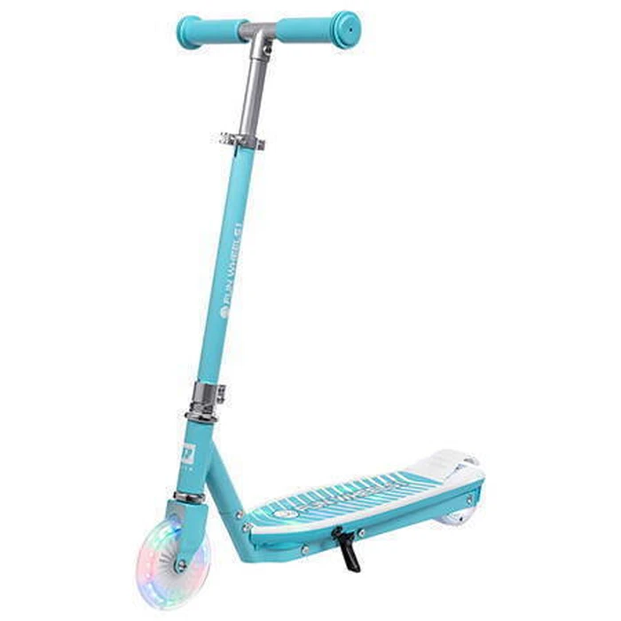 Rebel FUN WHEELS LIGHT Electric Children's Scooter with LED Lights - Blue (Model ZAB0034)