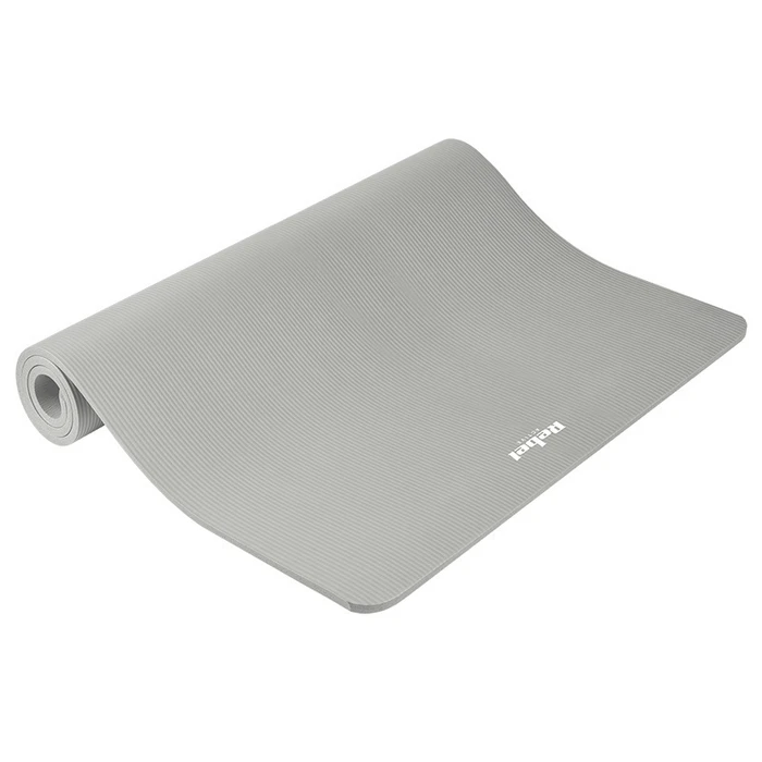 Rebel Active Yoga / Fitness Mat, 190 x 115 cm, 2 cm thick, NBR, Gray (RBA-3156-GY)