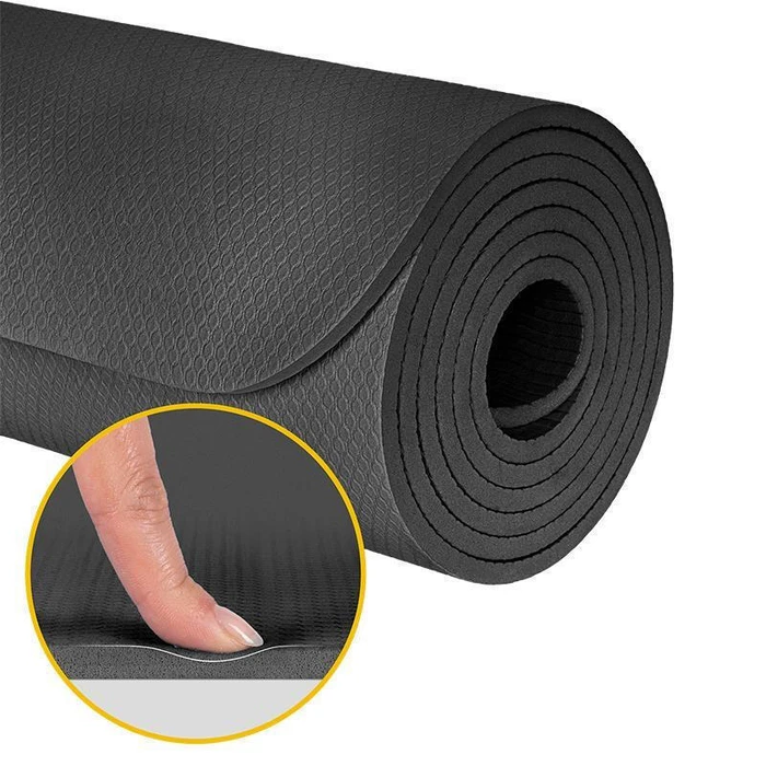 Rebel Active Yoga / Exercise Mat (200 x 115 cm) - Black