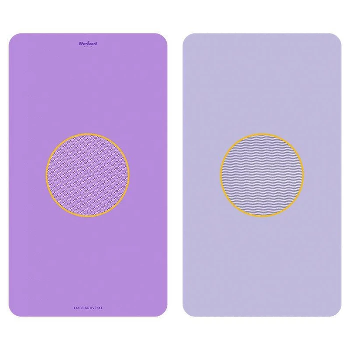 Rebel Active Yoga / Pilates Mat 200 x 115 cm, 1 cm TPE, Purple (RBA-3160-2PU)