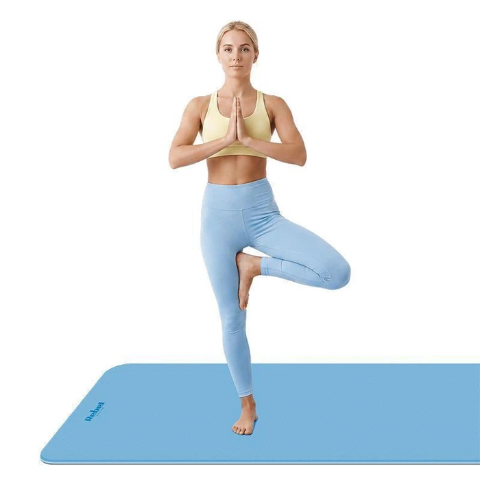 Rebel Active Yoga / Fitness Mat 200 x 115 cm, 1 cm TPE, Blue (RBA-3160-2BL)