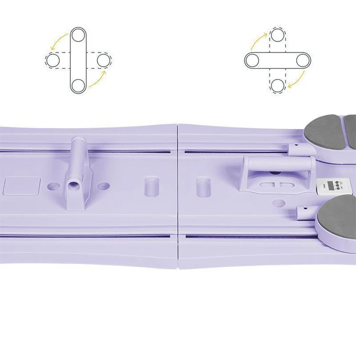 Rebel Home Pilates Set - Multifunctional 9-in-1 Fitness Equipment, Purple