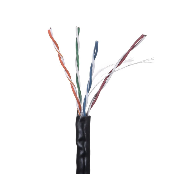 Lanberg UTP LAN Cable 1Gb/s 305 m CCA black (LCU6-10CC-0305-BK)