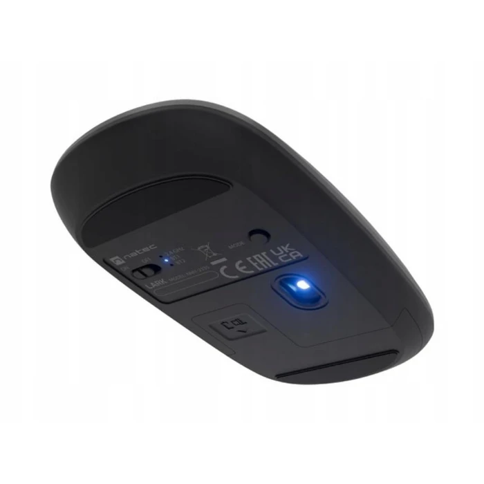 NATEC Ποντίκια Lark compact mouse wireless 4000 DPI Gray NMY 2335