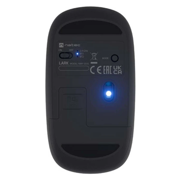 NATEC Ποντίκια Lark compact mouse wireless 4000 DPI Gray NMY 2335