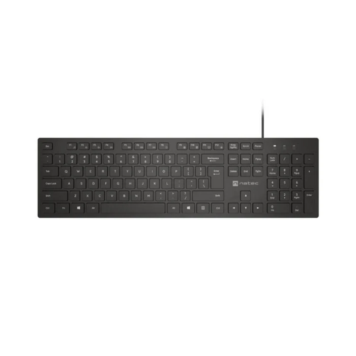 Keyboard Natec Herring Glow US Black NKL 2341