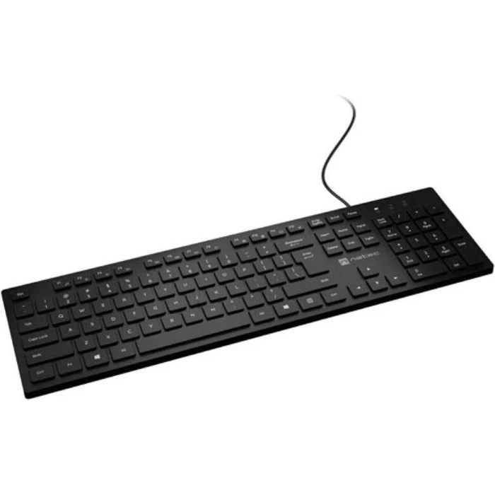 Natec Keyboard Herring Glow Us Black NKL 2341