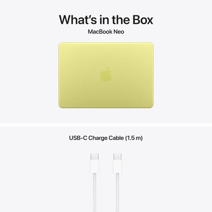 Apple MacBook Neo 13" Liquid Retina (A18 Pro 6‑Core/8GB/256GB SSD/5‑Core GPU) Citrus (US Keyboard)