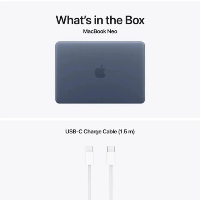 Apple MacBook Neo 13" IPS Retina Display (A18 Pro-6‑Core/8GB/512GB SSD/5‑Core GPU) Indigo (US Keyboard)