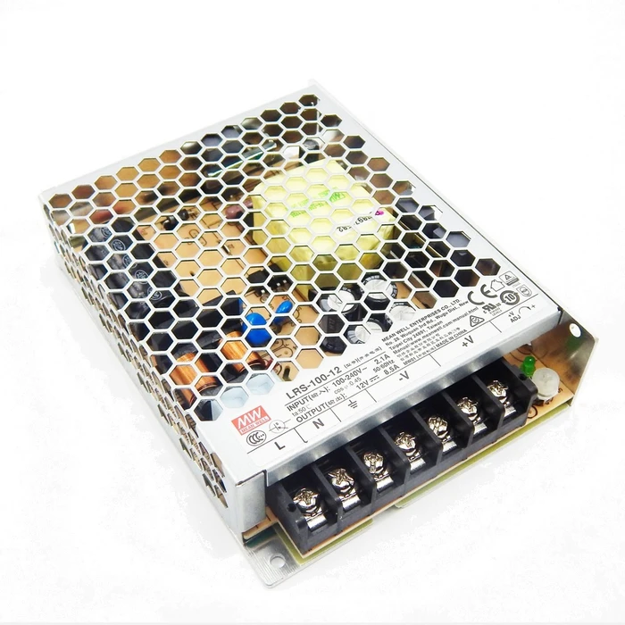 MEAN WELL LRS-100-12 Ultra Mini CCTV Power Supply 12V 8.5A 102W