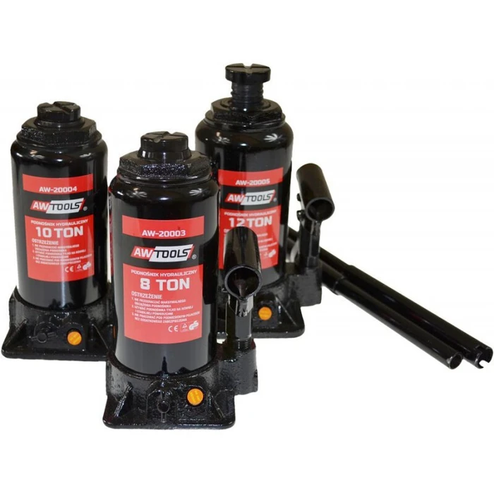 AWTools Υδραυλικός Γρύλος Μπουκάλας 5 τόνων AW20002 – Ανύψωση έως 35,5 εκ.