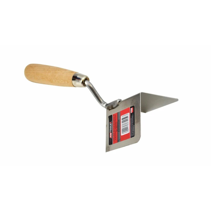 AWTools Σπάτουλα Γωνιών Inox 80x60mm με Πλαστική Λαβή (AW30244)