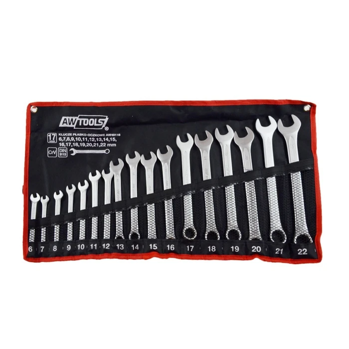 AWTools Σετ Γερμανοπολύγωνα 17τμχ AW40116BL