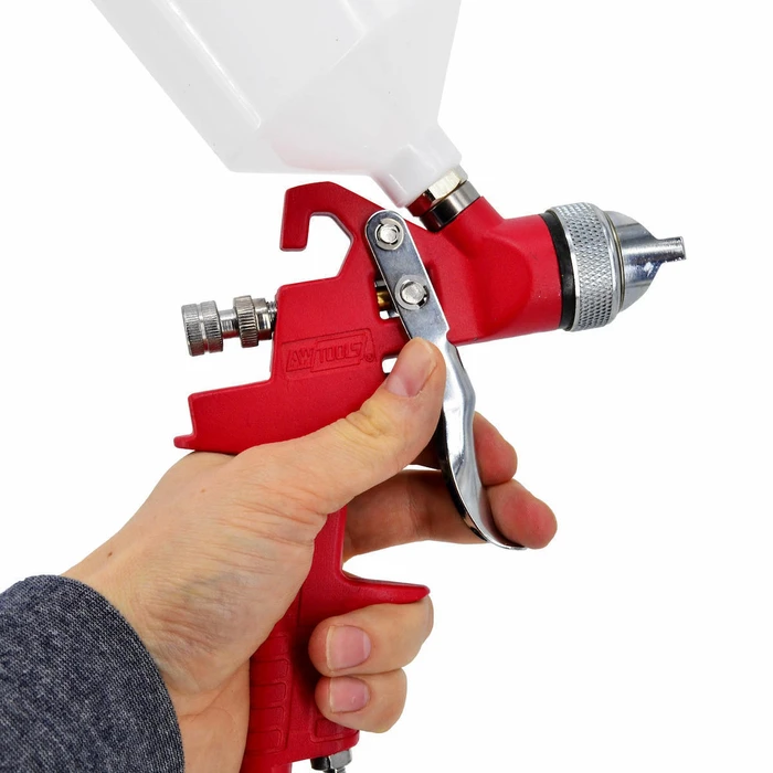 AWTools AW10018 Πιστόλι Βαφής Αέρος Άνω Δοχείου 1.7mm (HVLP H-827, Δοχείο 600ml)