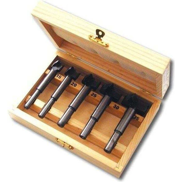 AWTools Σετ Φρέζες Καρβιδίου για Ξύλο 8mm 5τμχ AW40511