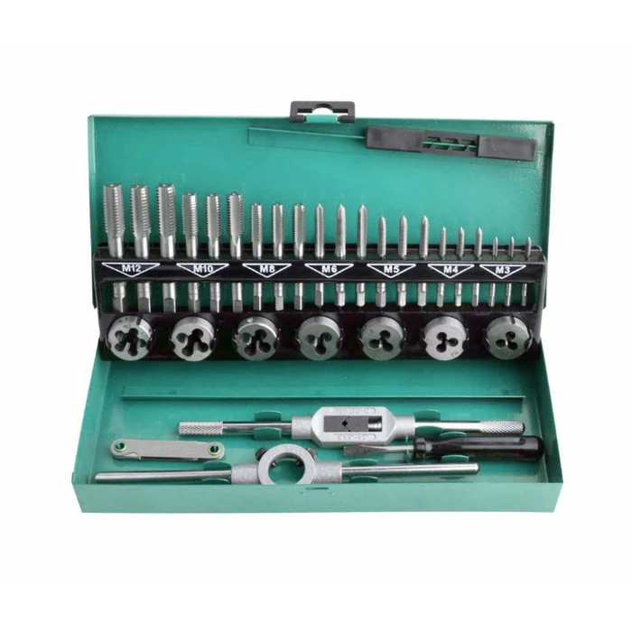 AWTools AW40526 Tap & Die Set, Tungsten Steel, 32 pcs (SKU/MPN AW20410)