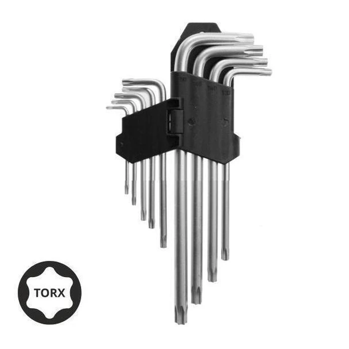 AWTools Σετ 9 Κλειδιά Torx L (T10-T50) - AW40530