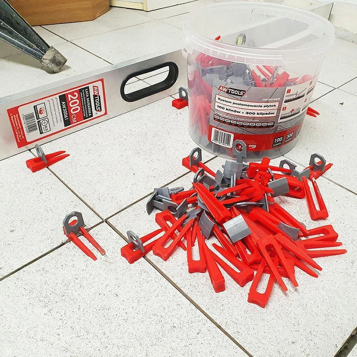 AWTools Tile Leveling Wedge 1.5mm 50 pcs AW30363