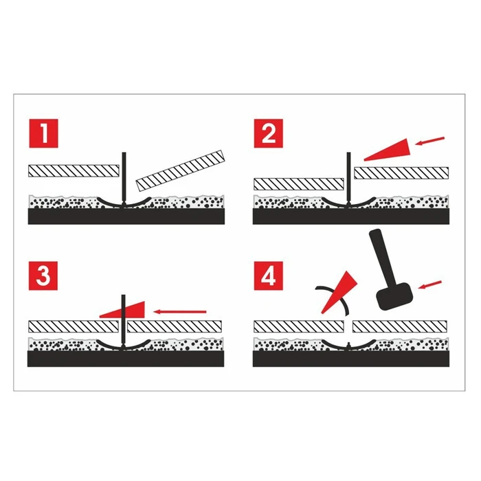 AWTools Tile Leveling Wedge 1.5mm 50 pcs AW30363