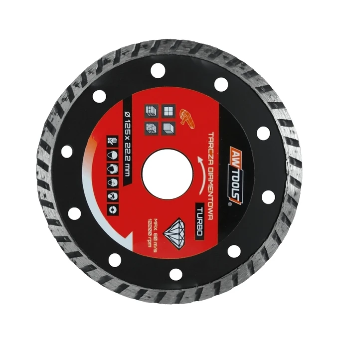 AWTools Δίσκος Κοπής Δομικών Υλικών 125mm AW47125