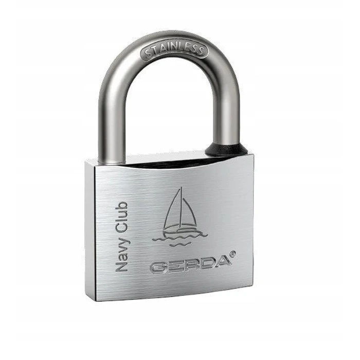 Gerda Steel U-Shackle Padlock with Key 50 mm (NAVY CLUB, KCNP50)