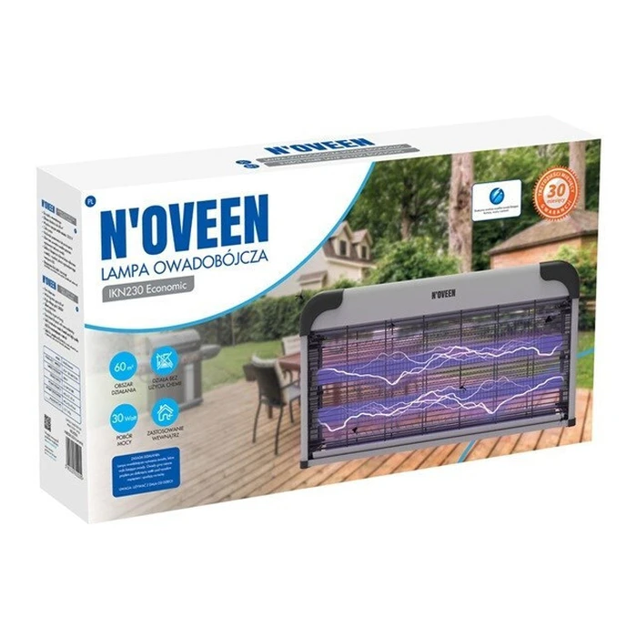 Noveen Ηλεκτρική Εντομοπαγίδα Εσωτερικού Χώρου LED 30W 60m²